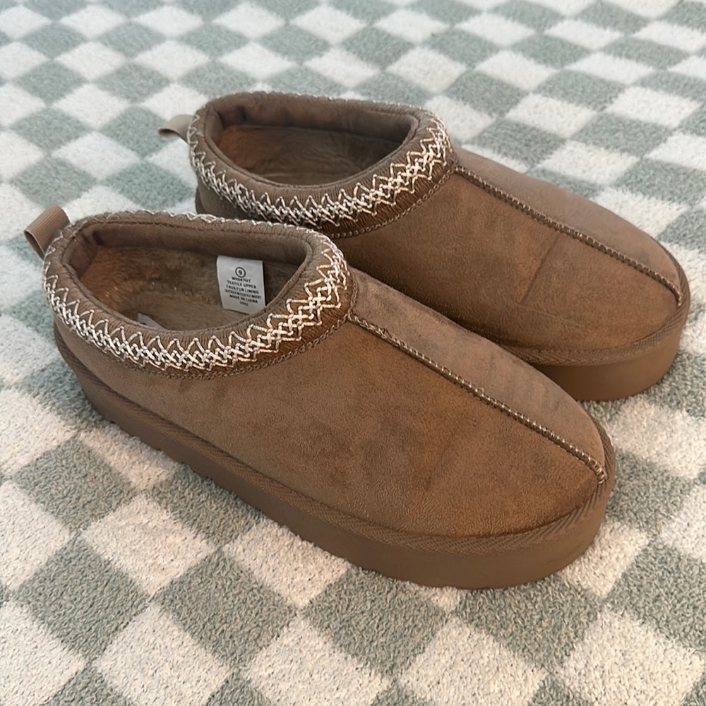 Platform slipper shoes